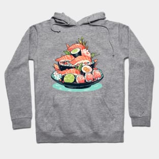 Zen Sushi Plate Hoodie